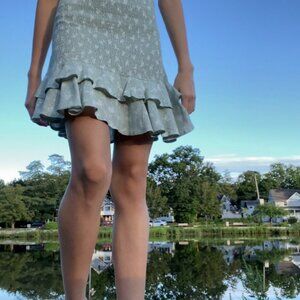 Mayoral | Mint Green Floral Skirt